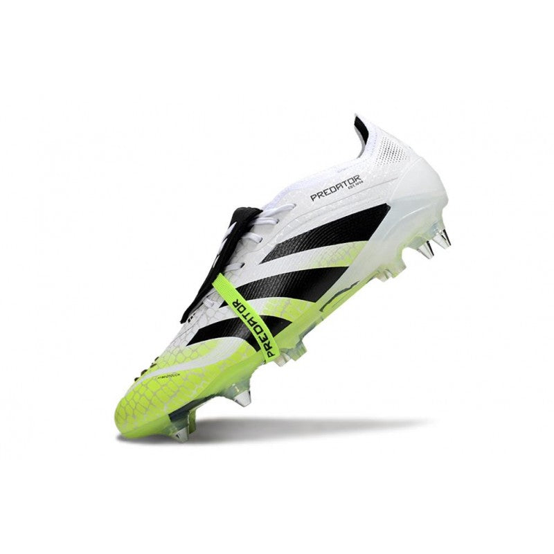 Adidas Predator Elite Foldover Tongue SG Pro Blanc Noir Jaune