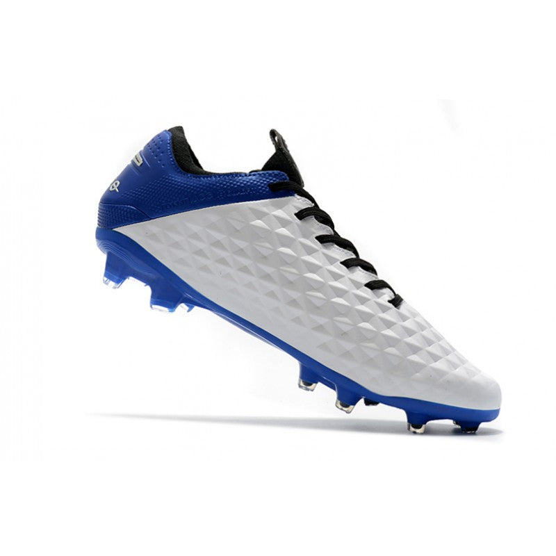 Nike Tiempo Legend VIII Elite FG Blanco Bleu Noir