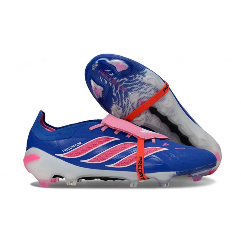 Adidas Predator 26 Elite FT FG Bleu Rapide Rose Explosif
