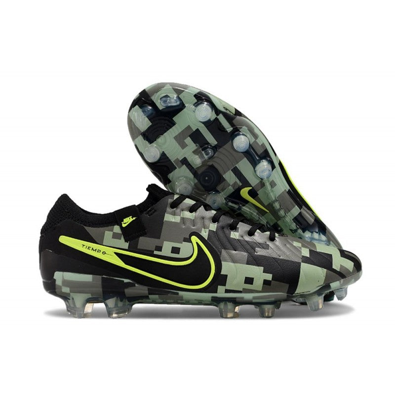 Nike Tiempo Legend 10 Elite FG Vert Noir