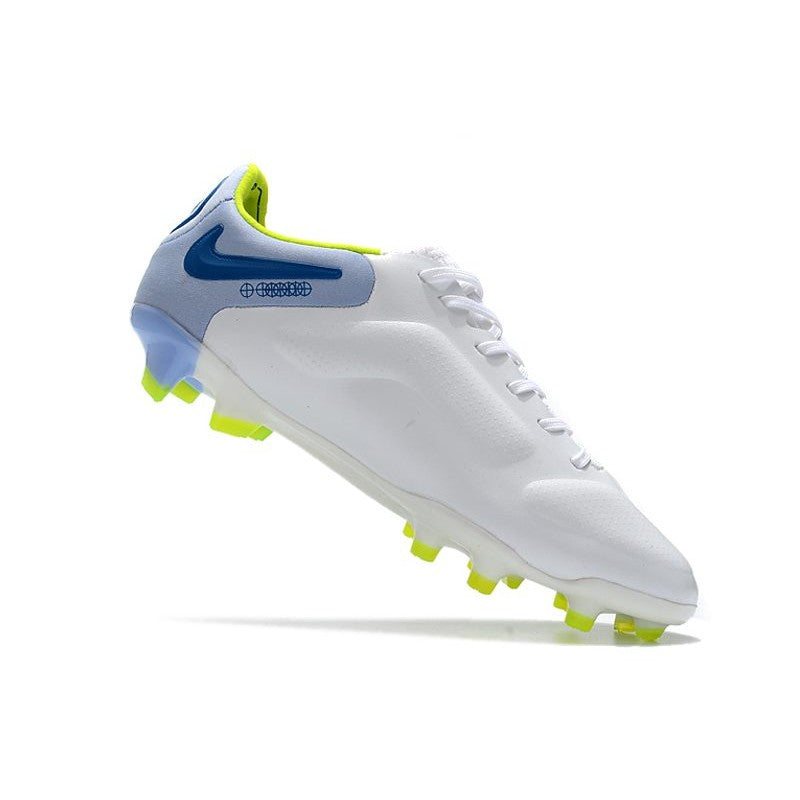 Nike Tiempo Legend 9 Elite FG Nouveau Blanc Bleu