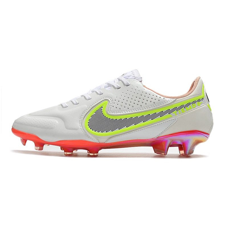 Nike Tiempo Legend 9 Elite FG Nouveau Blanc Noir Carmin Rose Explosion
