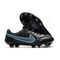 Nike Tiempo Legend 9 Elite FG Nouveau Noir Gris Acier