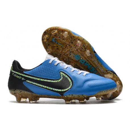 Nike Tiempo Legend 9 Elite FG Nouveau Bleu Noir