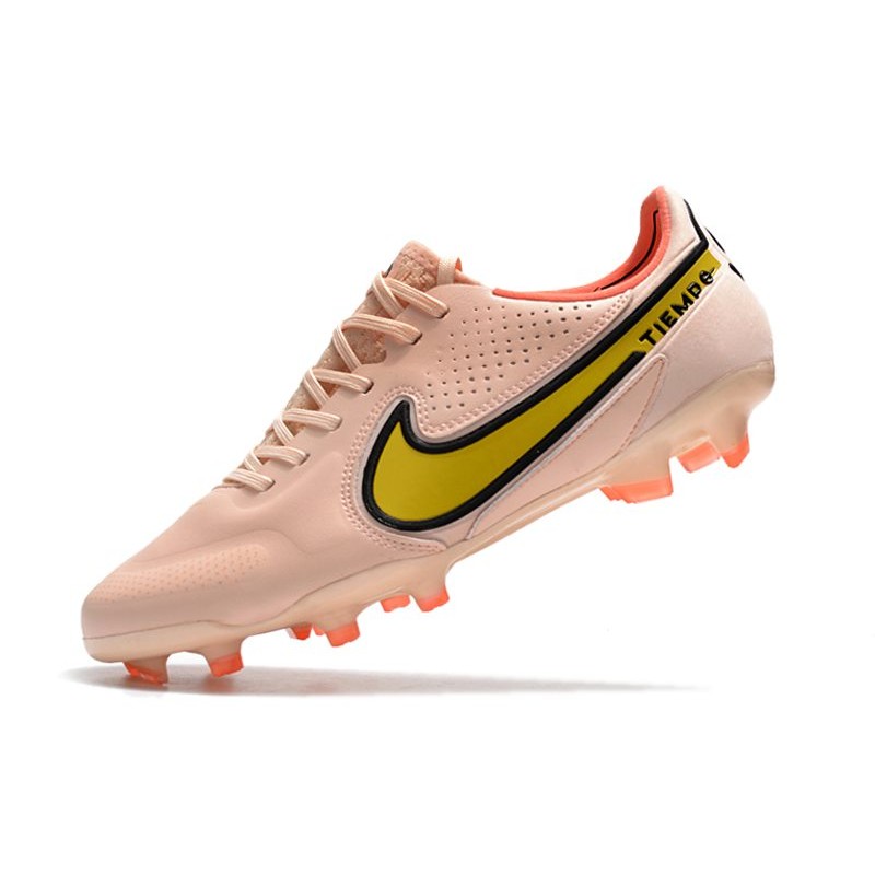 Nike Tiempo Legend 9 Elite FG Nouveau Guava Ice Jaune Strike Sunset Glow