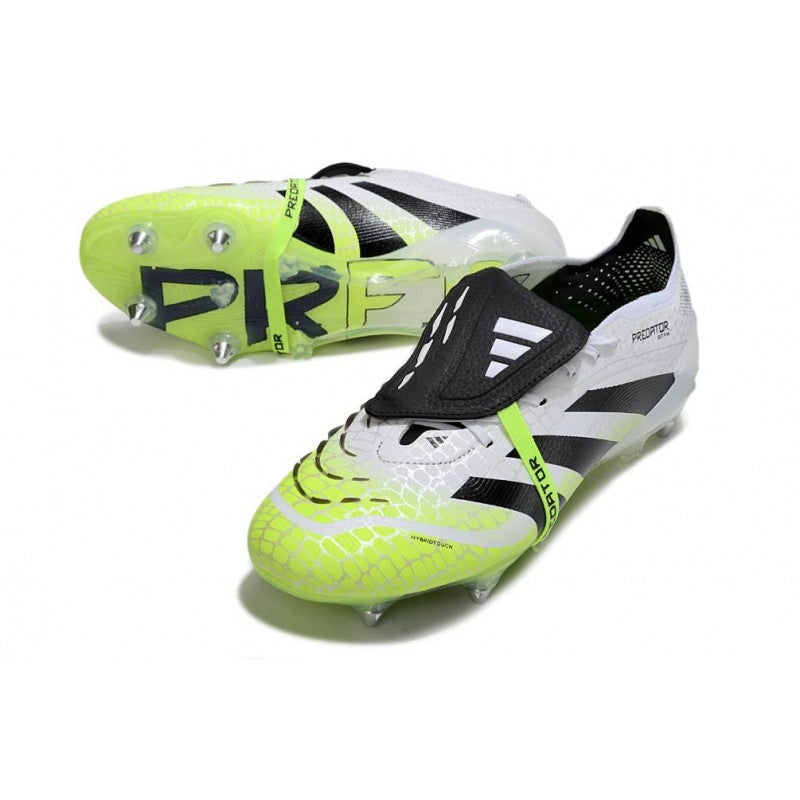 Adidas Predator Elite Foldover Tongue SG Pro Blanc Noir Jaune