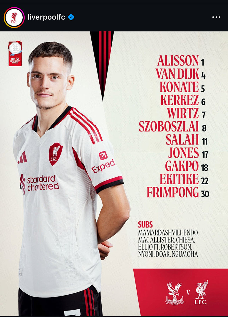 Liverpool 26202526 2025/2026