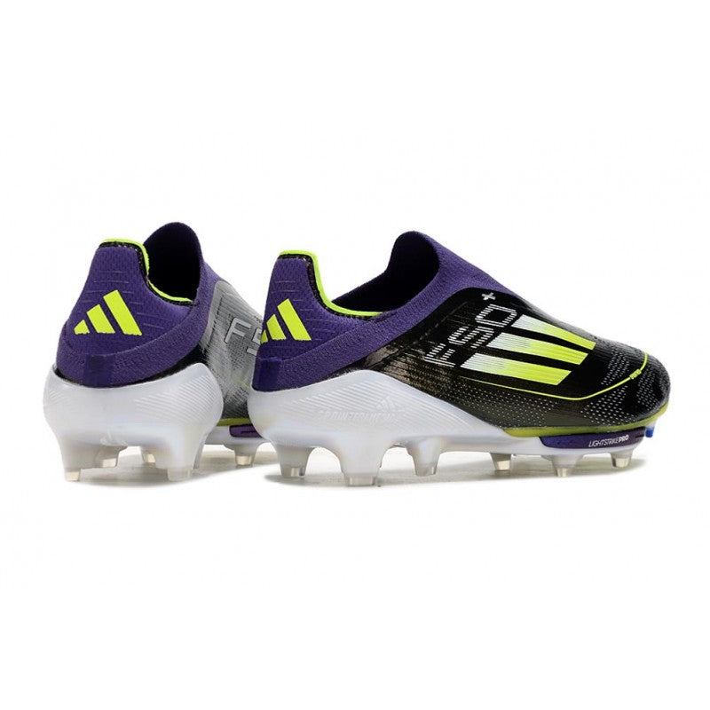 Adidas F50+ Sans Lacets FG Fast Reborn Violet Blanc Lucid Lemon ÉDITION LIMITÉE