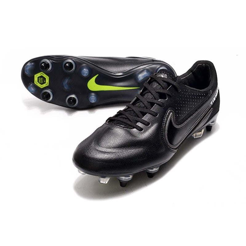Nike Tiempo Legend 9 Elite SG PRO Noir Foncé Smoke Gris Summit Blanc