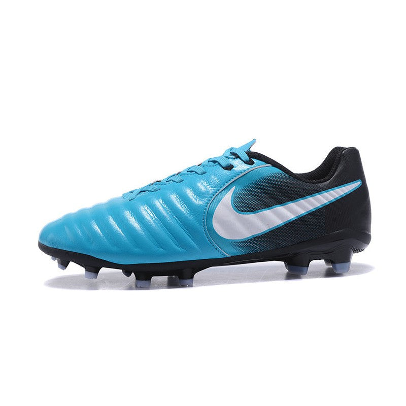 Nike Crampon Foot Tiempo Legend VII FG ACC Bleu Noir
