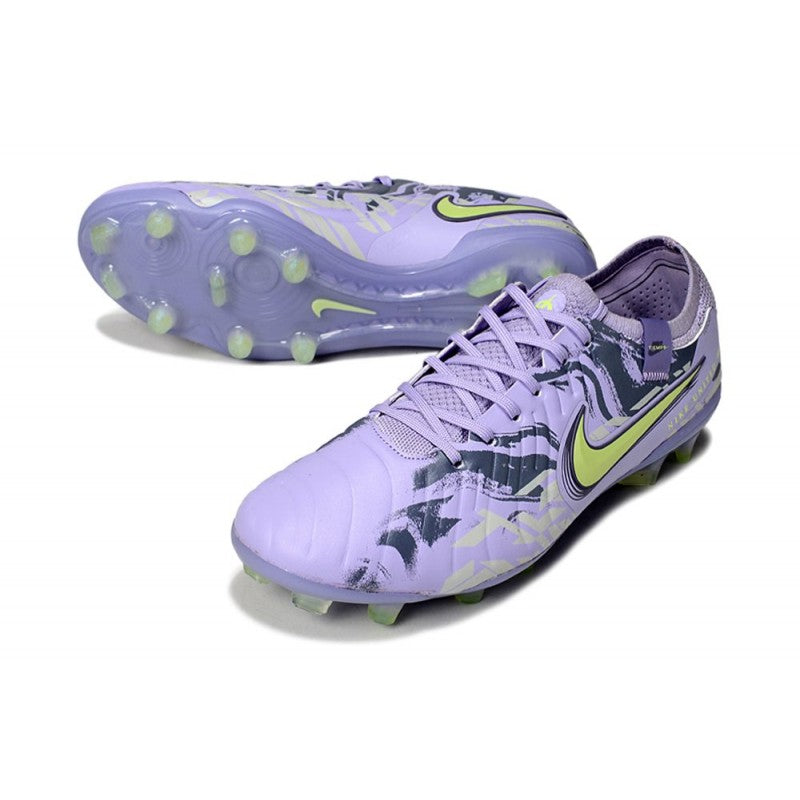 Nike Tiempo Legend X Elite FG Violet Agate Volt Très Pâle
