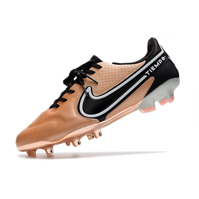 Nike Tiempo Legend 9 Elite FG Nouveau Cuivre Métallique Blanc Noir Cassé