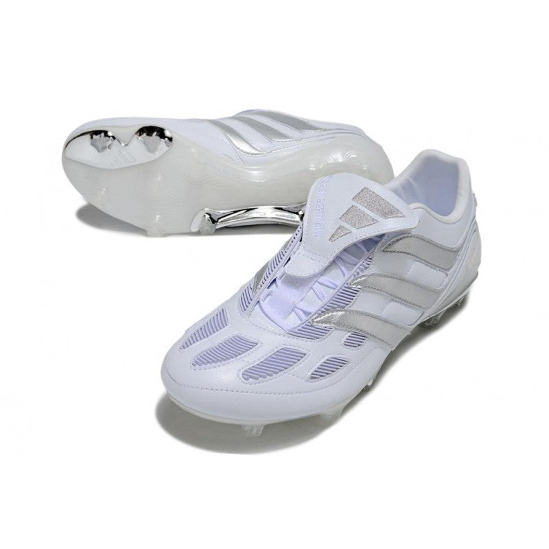 Adidas Predator Elite Fold Over Tongue FG Blanc Argent