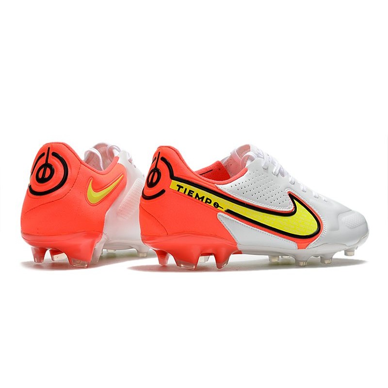 Nike Tiempo Legend 9 Elite FG Nouveau Blanc Volt Carmin