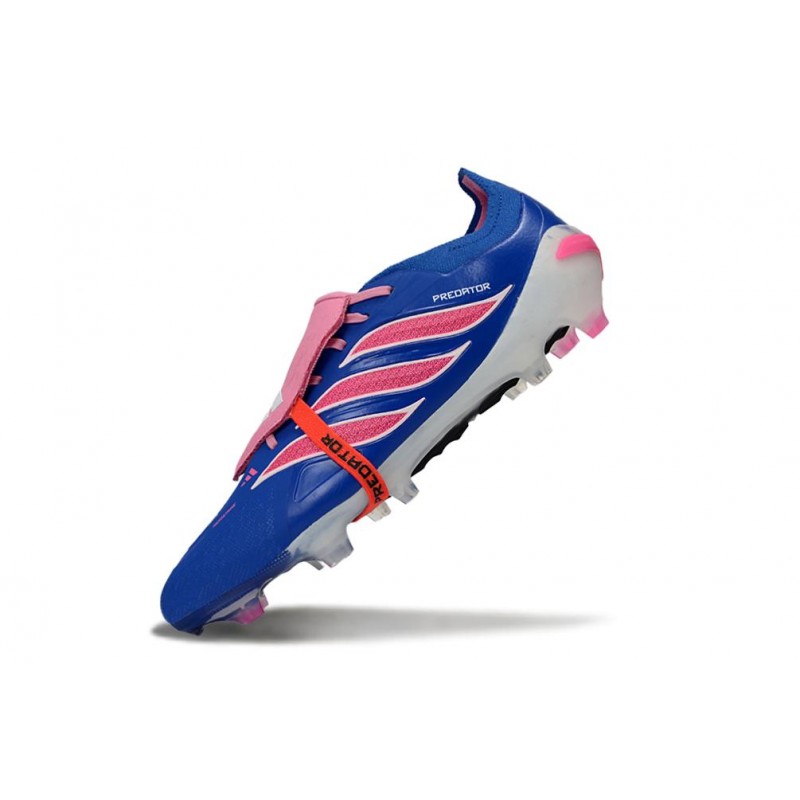 Adidas Predator 26 Elite FT FG Bleu Rapide Rose Explosif