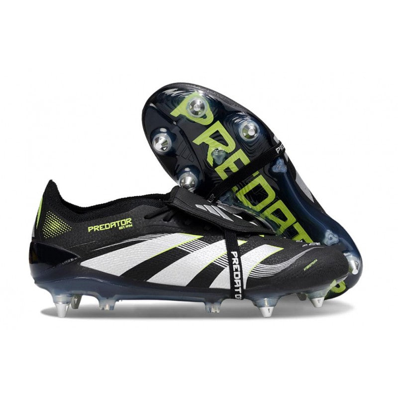 Adidas Predator Elite Foldover Tongue SG Pro Noir Blanc Jaune