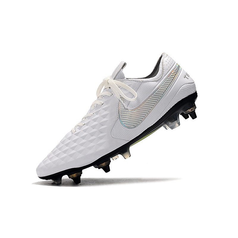Nike Tiempo Legend 8 Elite SG PRO AC Blanc Platine Gris