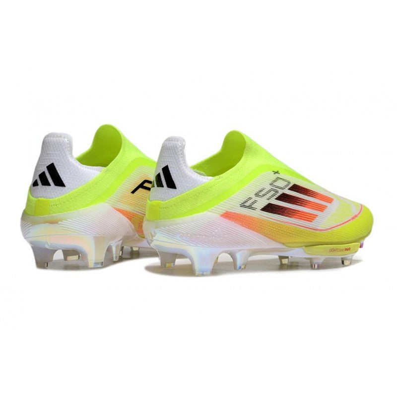 Adidas F50+ Sans Lacets FG Jaune Noir