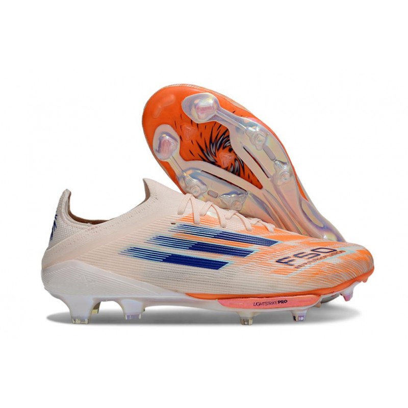 Adidas F50+ FG Orange Bleu