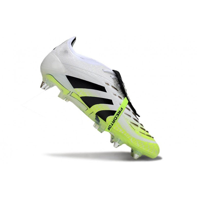 Adidas Predator Elite Foldover Tongue SG Pro Blanc Noir Jaune