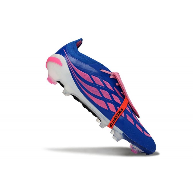 Adidas Predator 26 Elite FT FG Bleu Rapide Rose Explosif