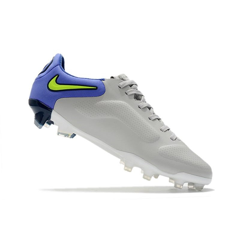 Nike Tiempo Legend 9 Elite FG Nouveau Gris Brouillard Volt Sapphire