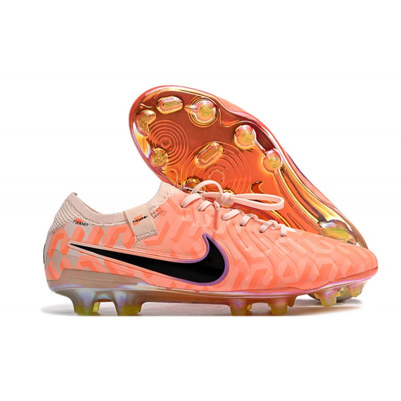 Nike Tiempo Legend 10 Elite FG NU Goyave Givré Noir Orange Total
