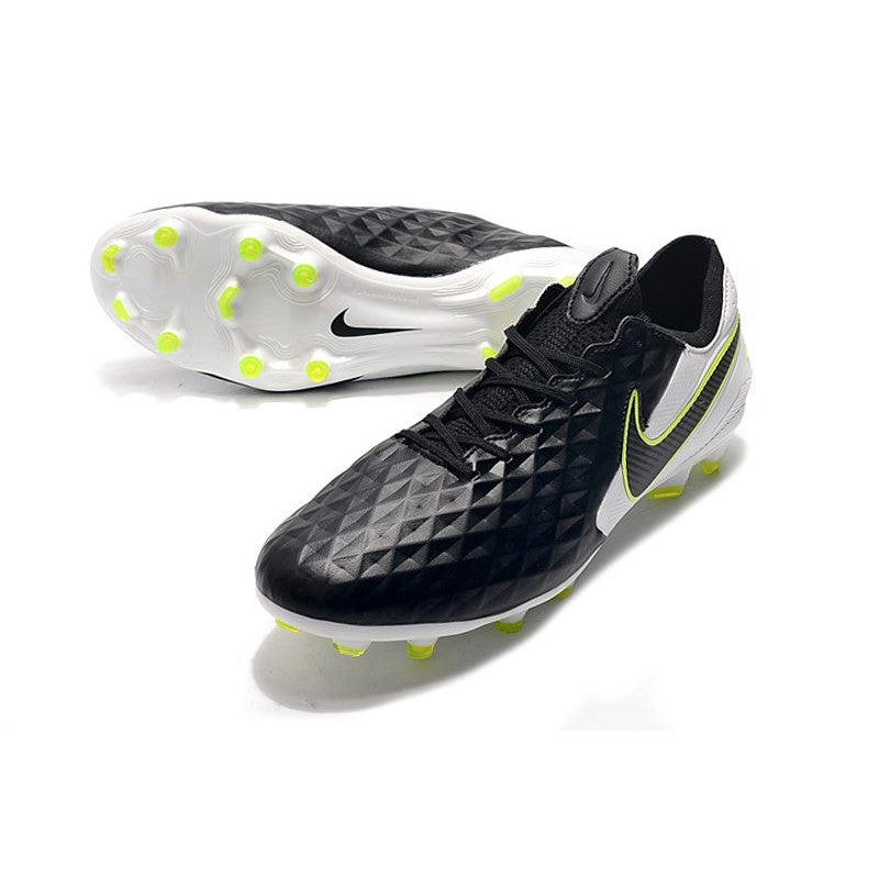 Nike Crampons Nouveau Tiempo Legend 8 Elite FG Noir Blanc