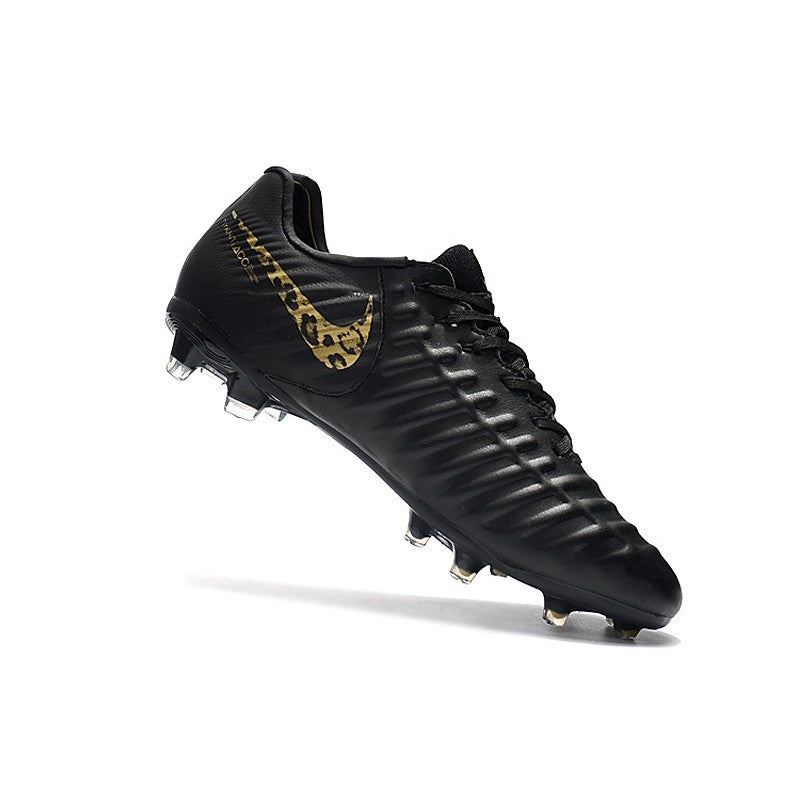 Nike Crampons Tiempo Legend VII Elite FG Noir Safari