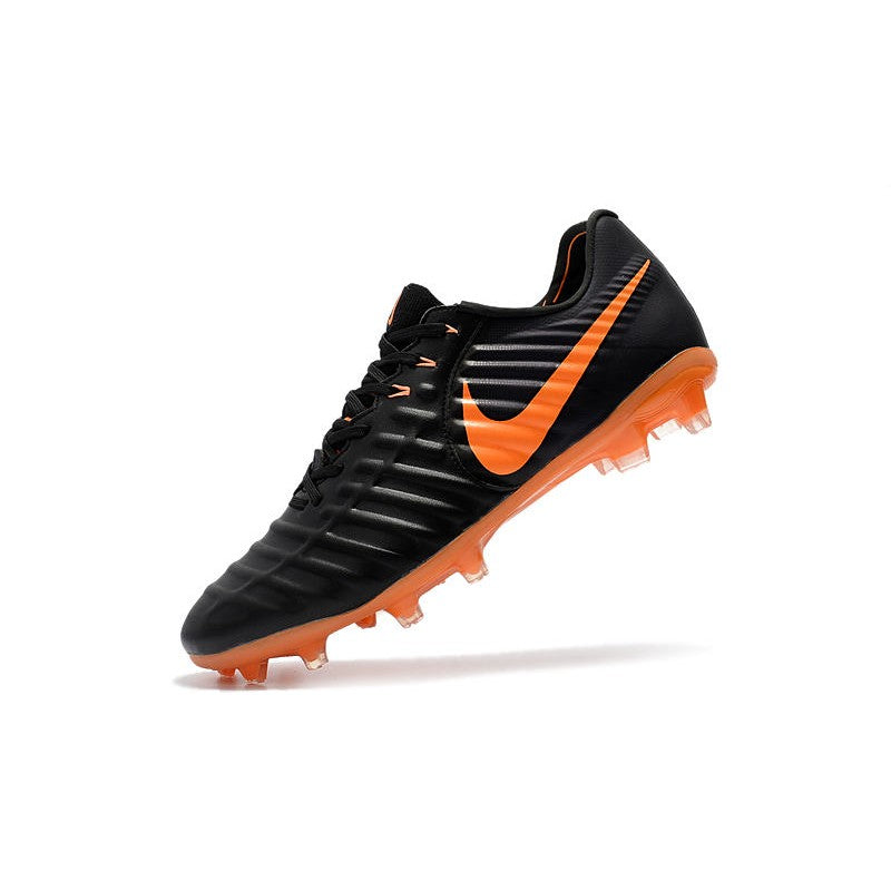 Nike Tiempo Legend VII FG Crampons Noir Orange