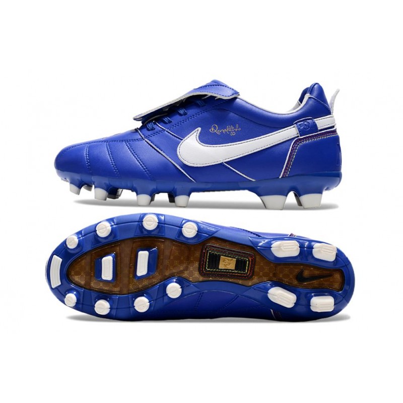 Nike Tiempo Legend X Elite FG R10 Bleu Blanc