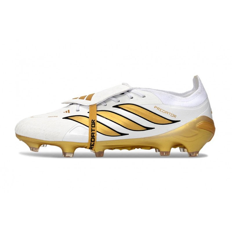 Adidas Predator 26 Elite FT FG Blanc Or