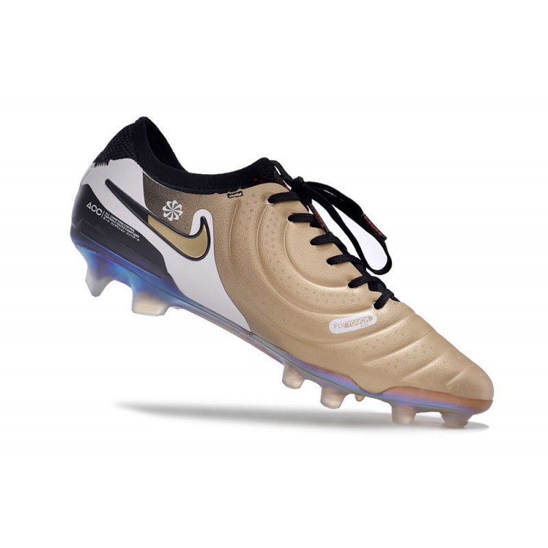 Nike Tiempo Legend 10 Elite FG Future Heritage Soie Dorée Mét Pièce Noir