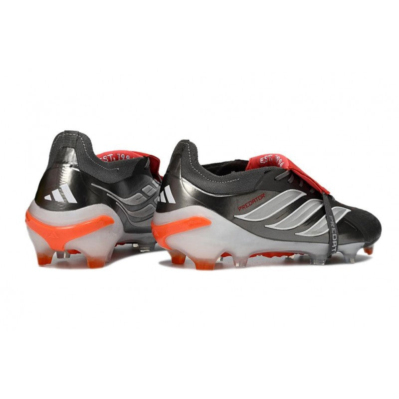 Adidas Predator 26 Elite FT FG Fer Mét. Blanc Ftwr Rouge Lucide