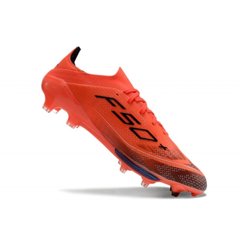 Adidas F50+ Elite FG Turbo Noir Aurore Platin Métallique