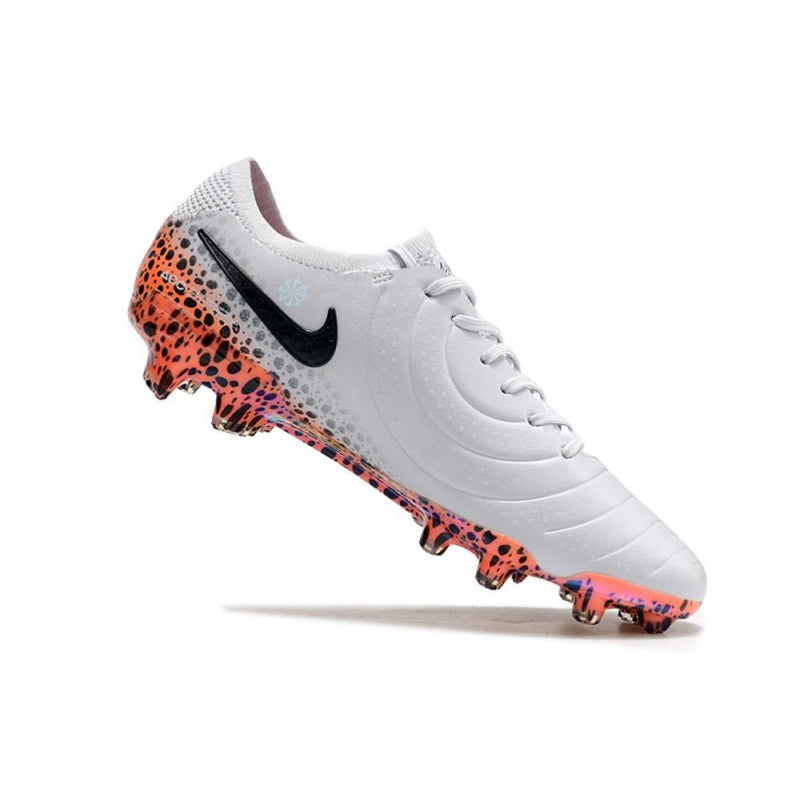 Nike Tiempo Legend 10 Elite FG Blanc Noir Orange