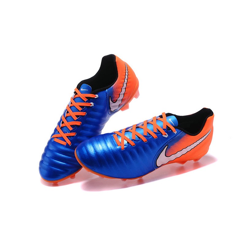 Nike Neuf Tiempo Legend VII FG Bleu Orange