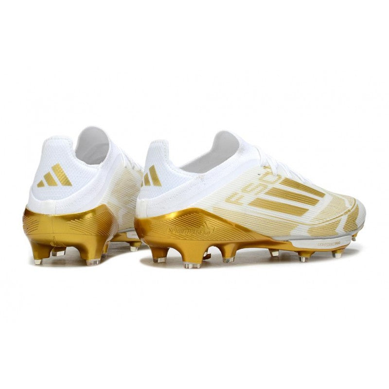 Adidas F50+ Elite FG Blanc Or Mét
