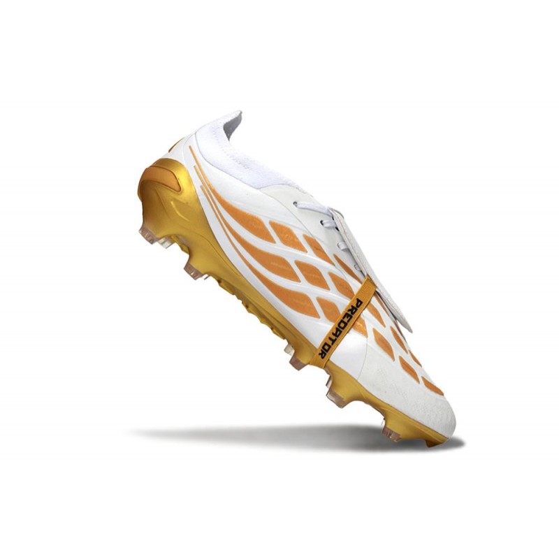 Adidas Predator 26 Elite FT FG Blanc Or