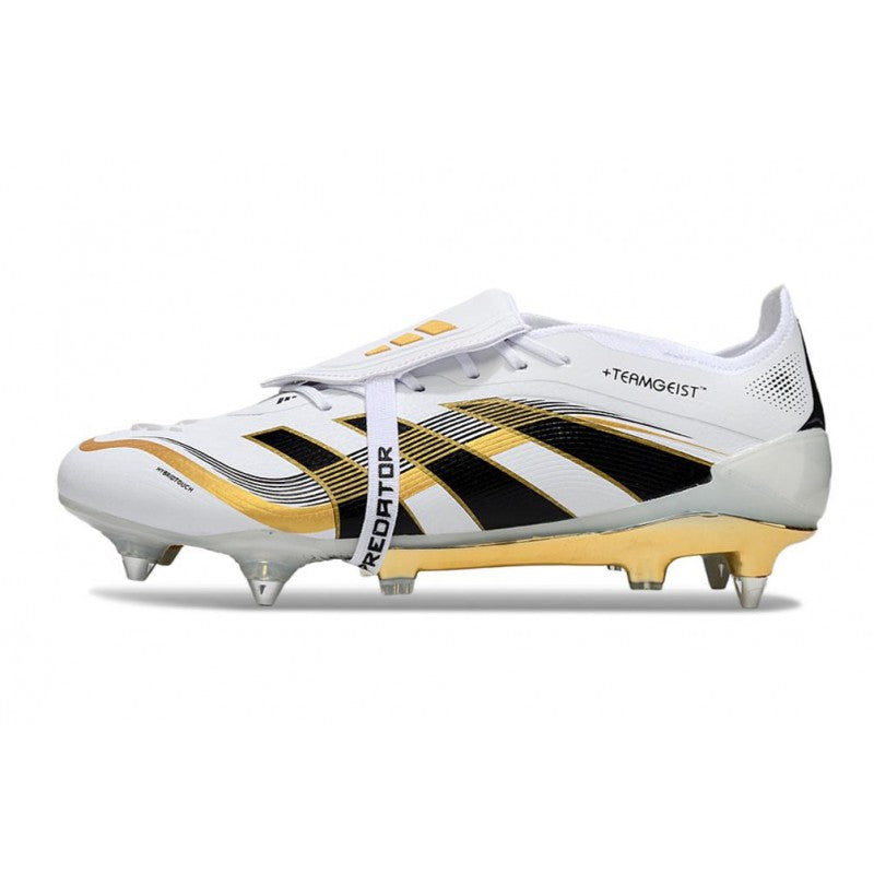 Adidas Predator Elite Foldover Tongue SG Pro Blanc Noir Or