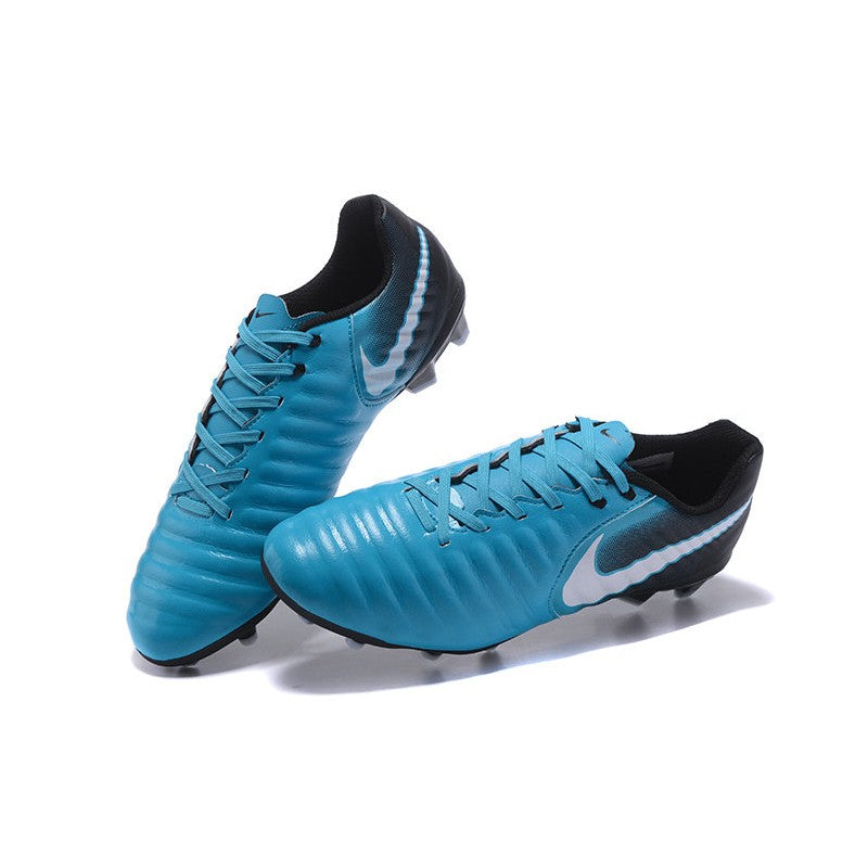 Nike Crampon Foot Tiempo Legend VII FG ACC Bleu Noir