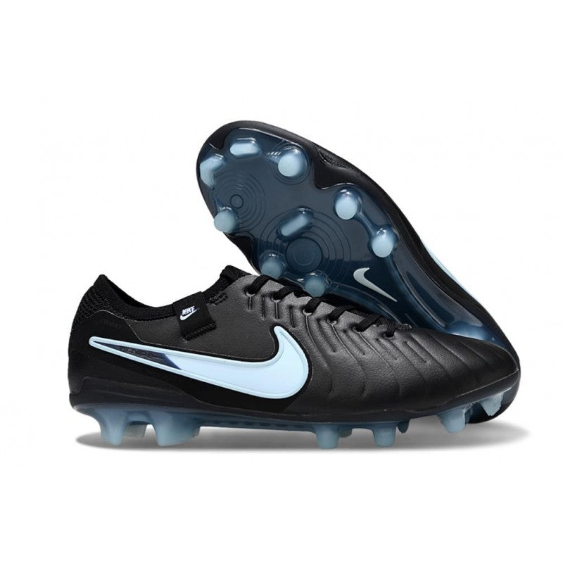 Nike Tiempo Legend X Elite FG Noir Bleu Givré
