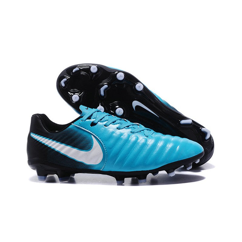 Nike Crampon Foot Tiempo Legend VII FG ACC Bleu Noir