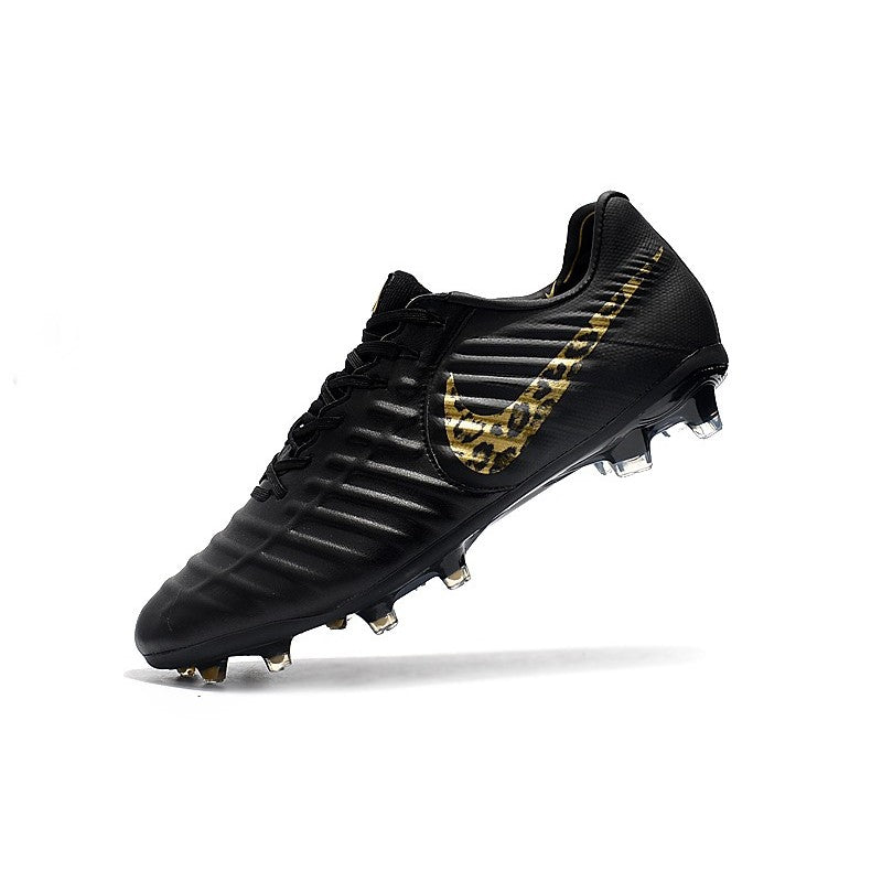 Nike Crampons Tiempo Legend VII Elite FG Noir Safari