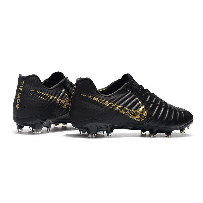 Nike Crampons Tiempo Legend VII Elite FG Noir Safari
