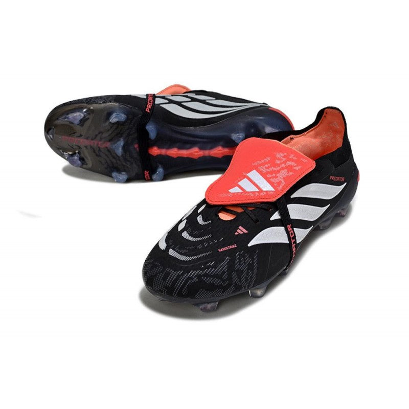 Adidas Predator 26 Elite FT FG Noir Blanc Rouge