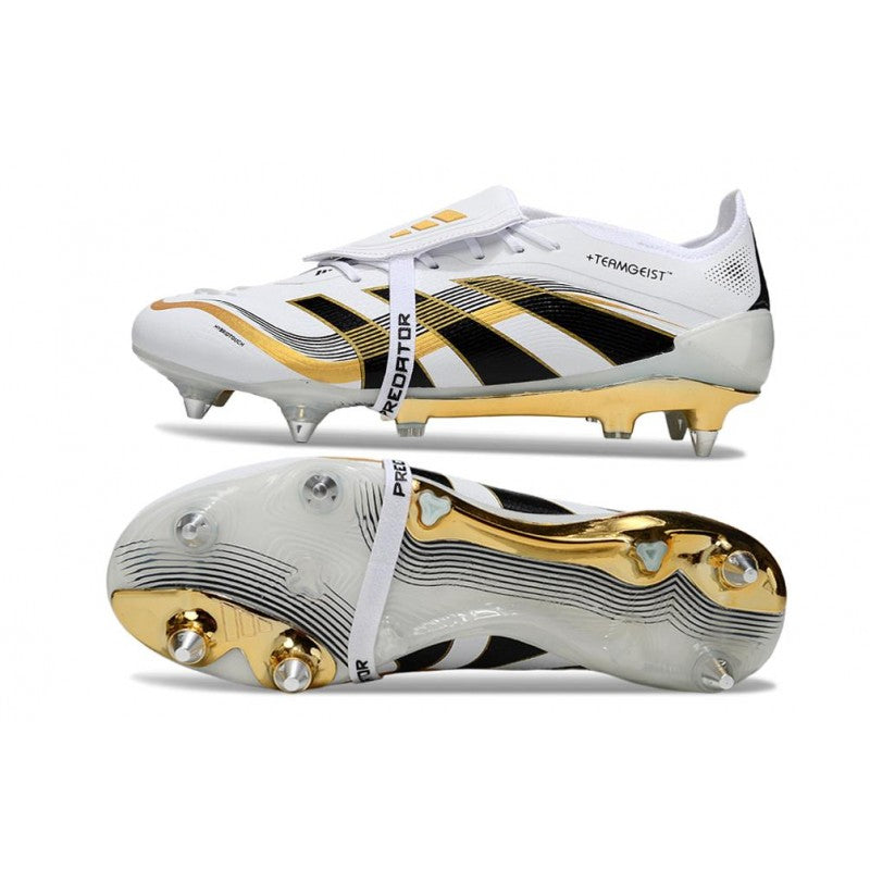 Adidas Predator Elite Foldover Tongue SG Pro Blanc Noir Or