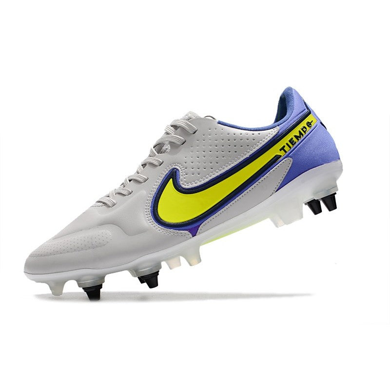 Nike Tiempo Legend 9 Elite SG PRO Gris Brouillard Volt Sapphire