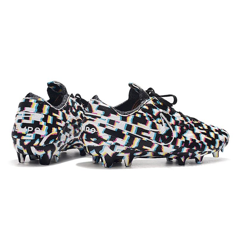 Nike Crampons Nouveau Tiempo Legend 8 Elite FG Noir Blanc