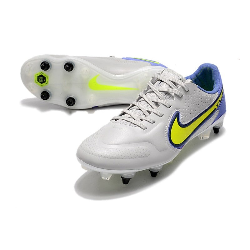Nike Tiempo Legend 9 Elite SG PRO Gris Brouillard Volt Sapphire